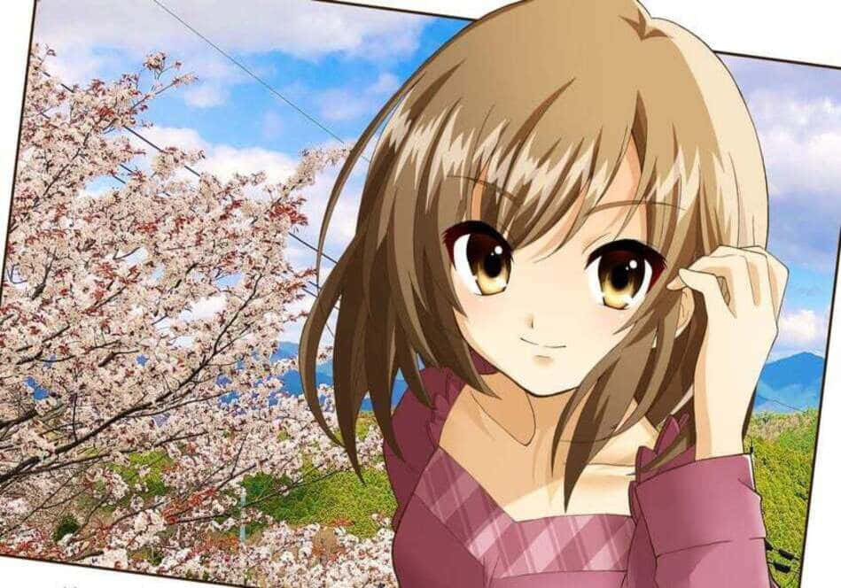 Haruhi Sasaki Posing In A Casual Outfit Wallpaper