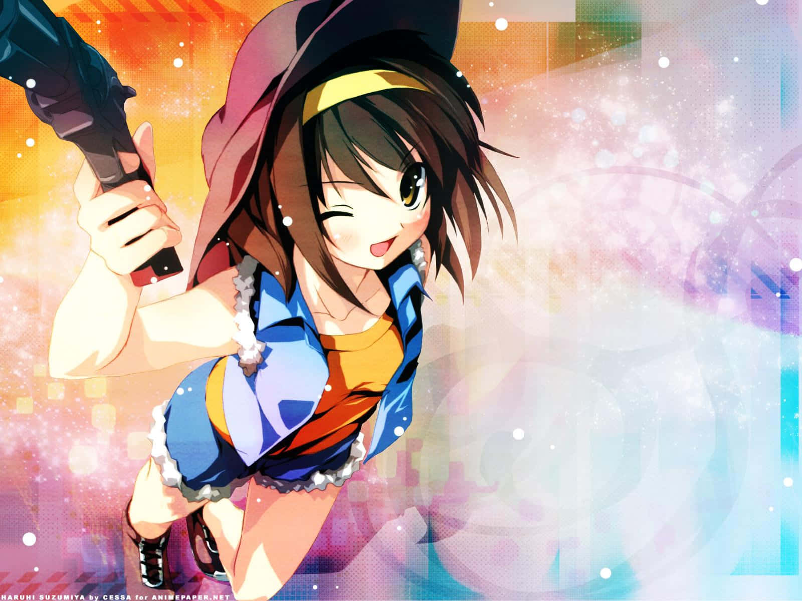 Haruhi Suzumiya - A World Of Mysterious Adventures Wallpaper