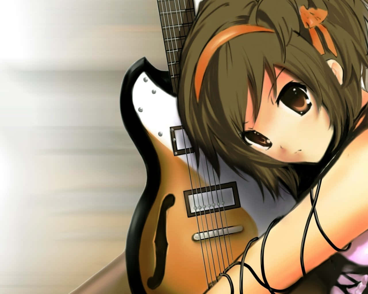 Haruhi Suzumiya Music Anime Wallpaper