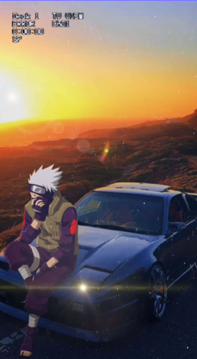 Hatake Kakashi Sunset Jdm Anime Wallpaper