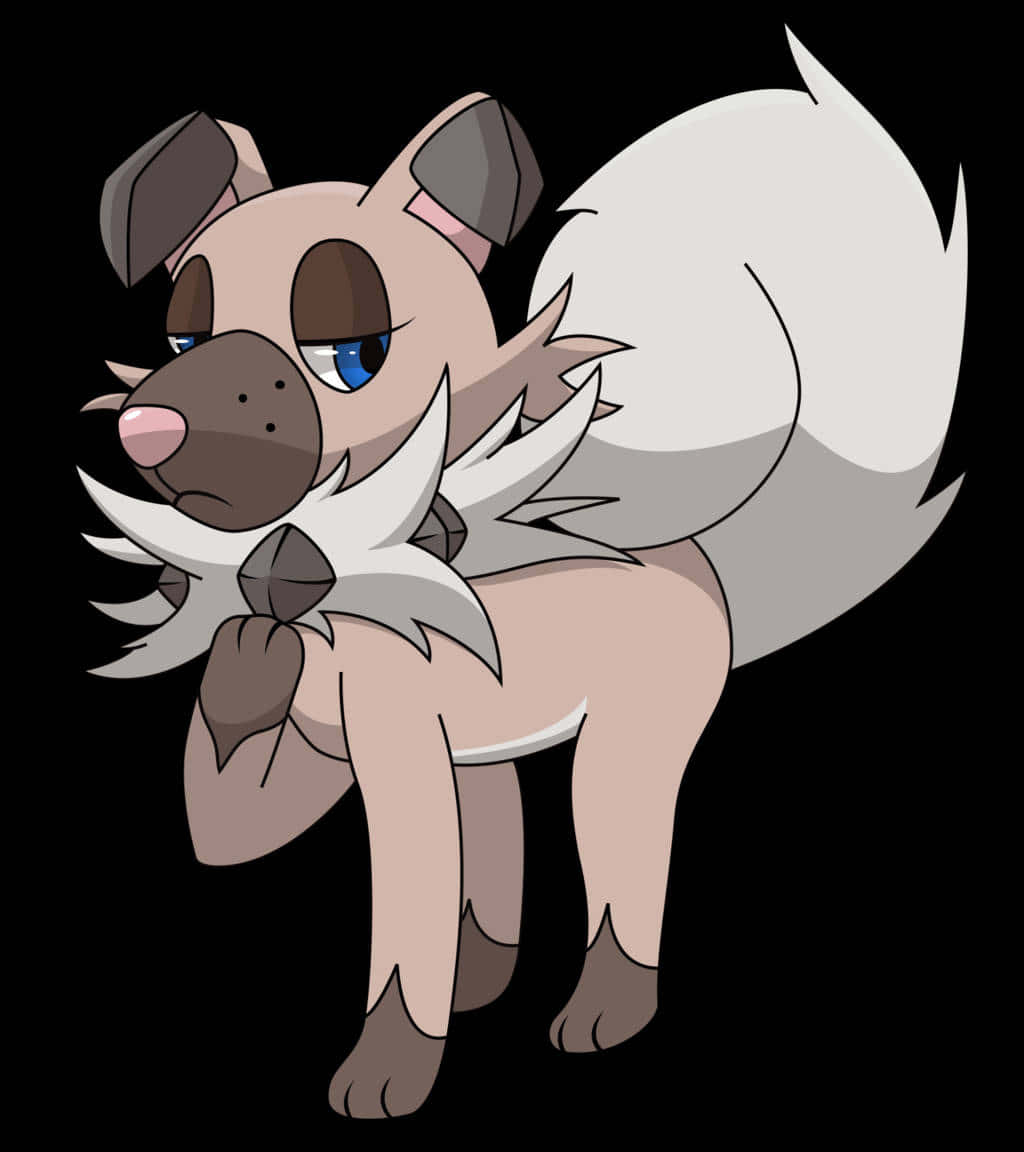 Haughty Rockruff Wallpaper