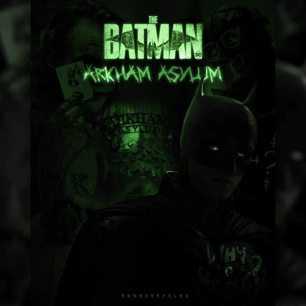 Haunting Arkham Asylum Gates Wallpaper