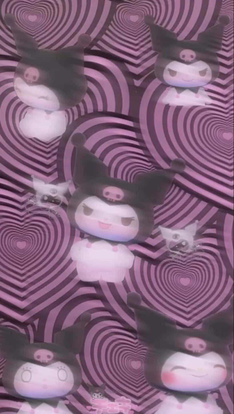 Have A Kawaii Look With Kuromi Aesthetic! Wallpaper