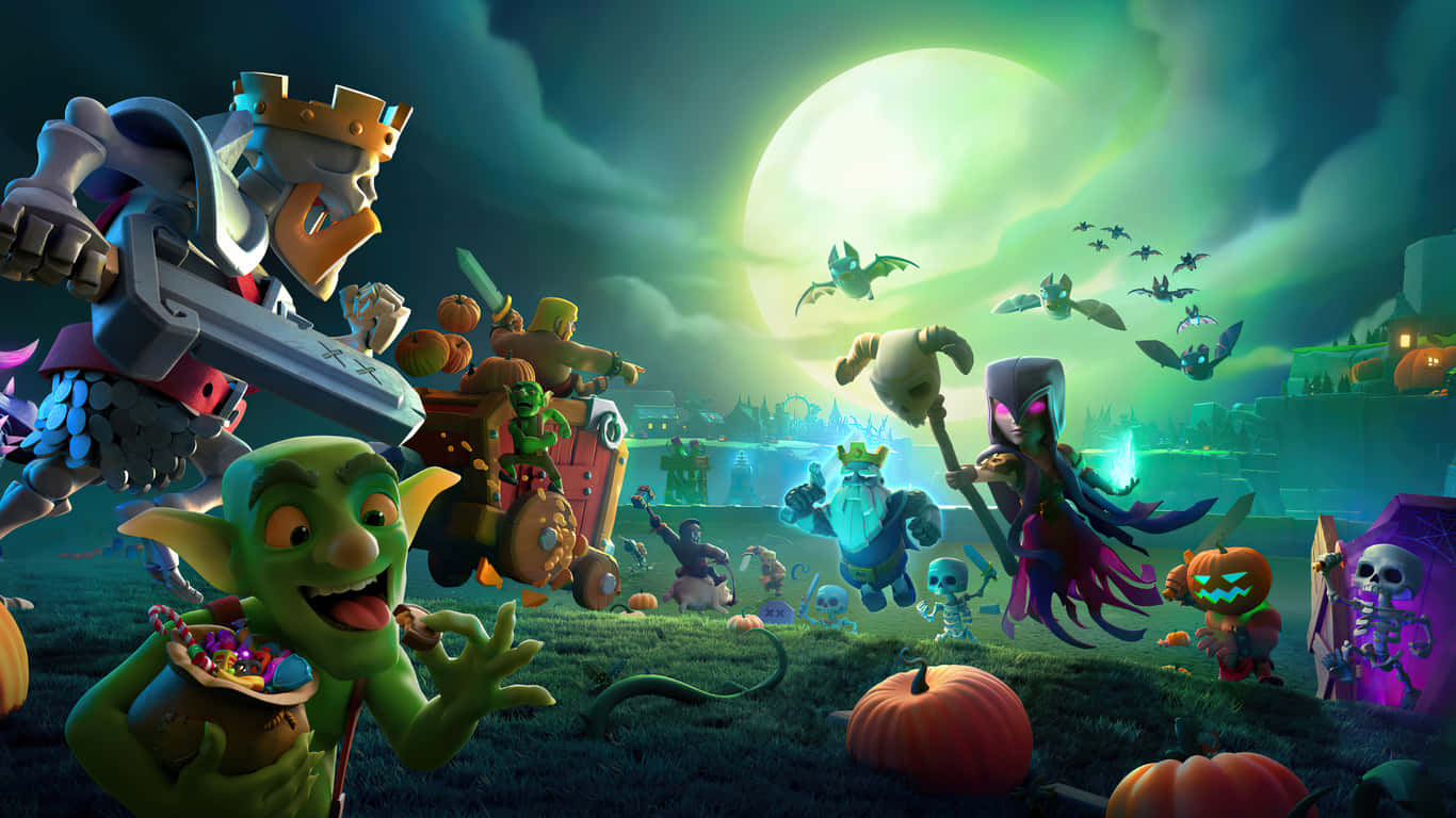 Have A Scary Good Time With Halloween Games Wallpaper