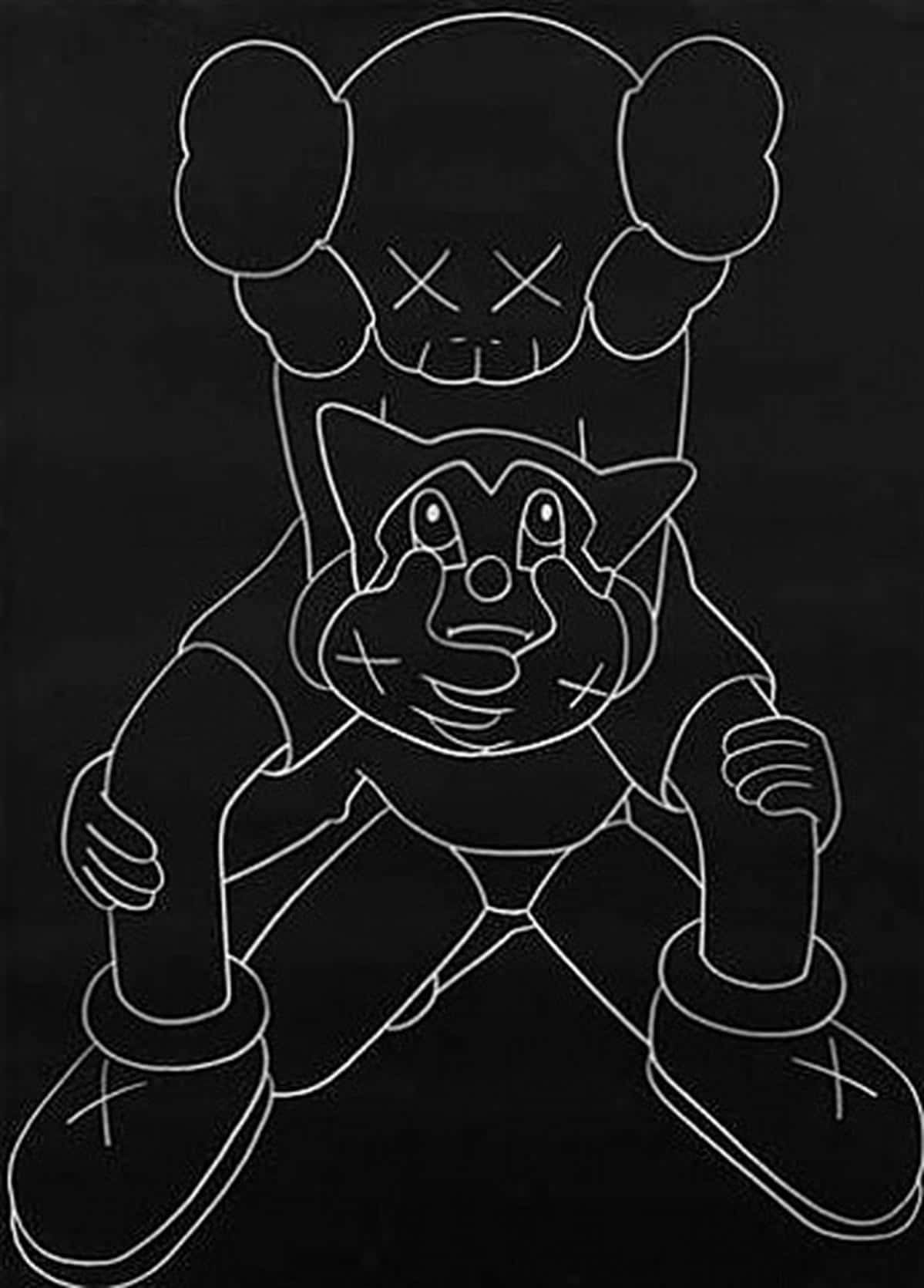 Have The Coolest Phone In Town With The Kaws Iphone Wallpaper