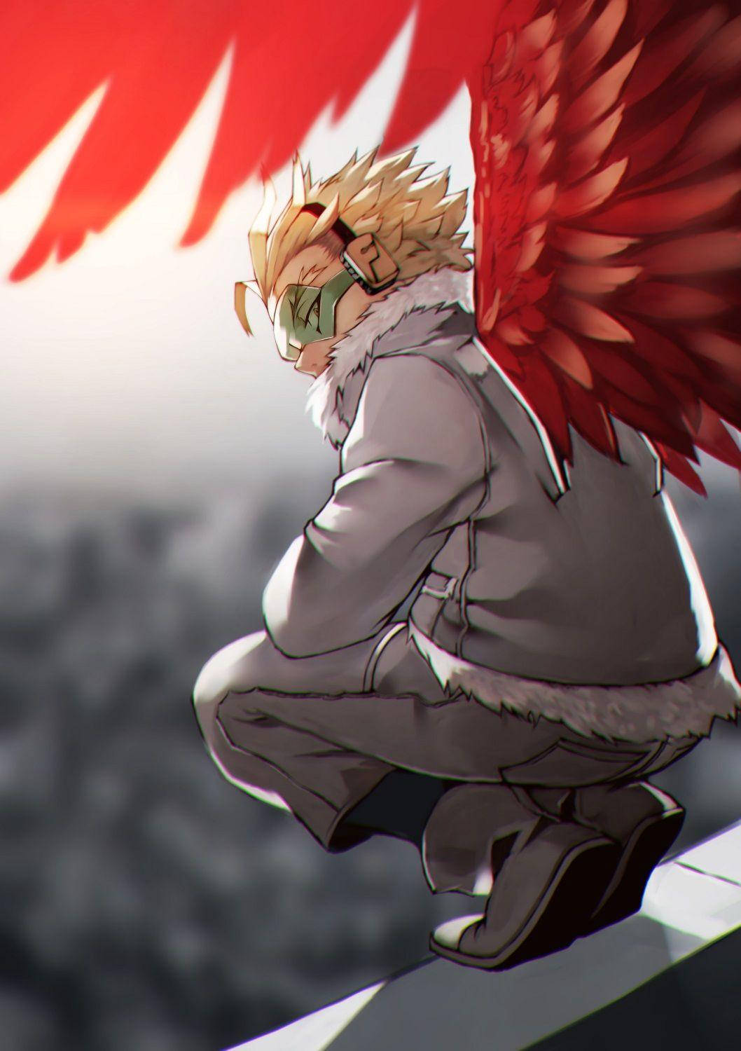 Hawks Spreads His Wings Wallpaper