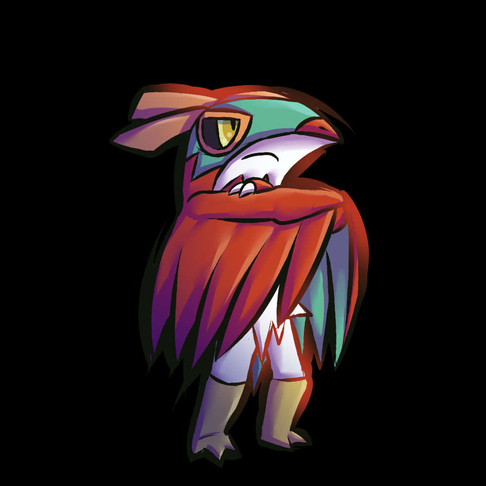 Hawlucha Looking Confident Wallpaper