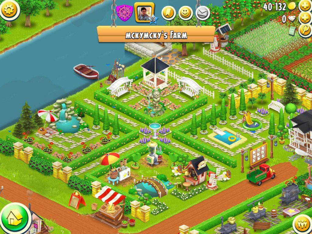 Hay Day Player's Farm Wallpaper