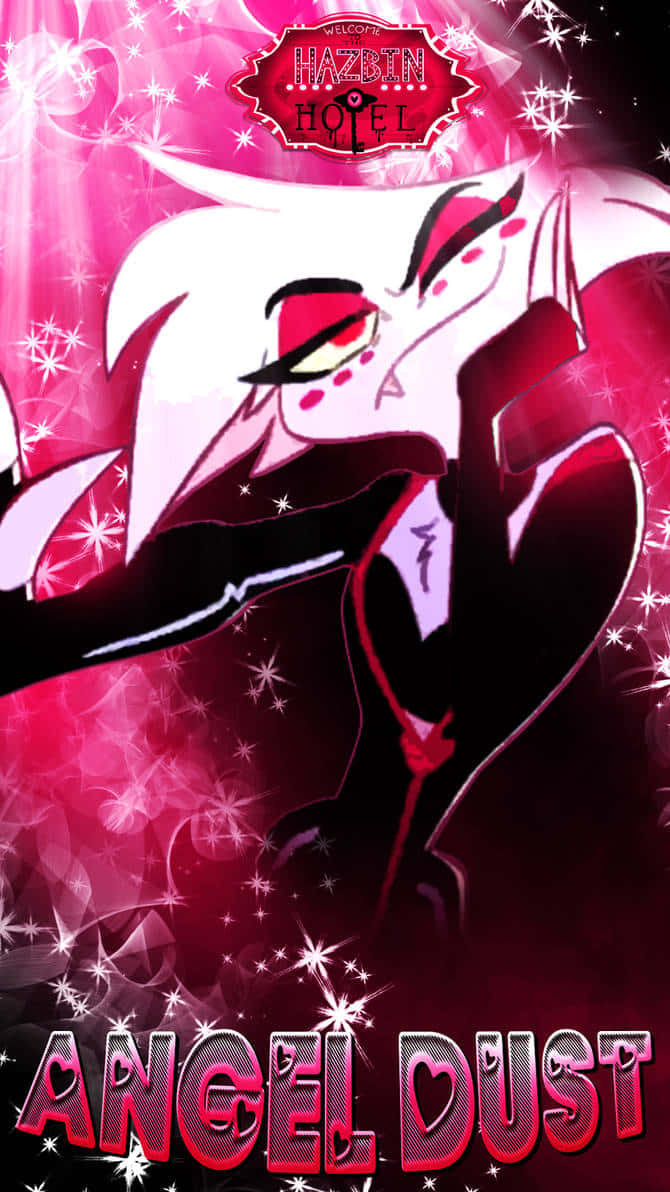 Hazbin Hotel Angel Dust Promo Art Wallpaper