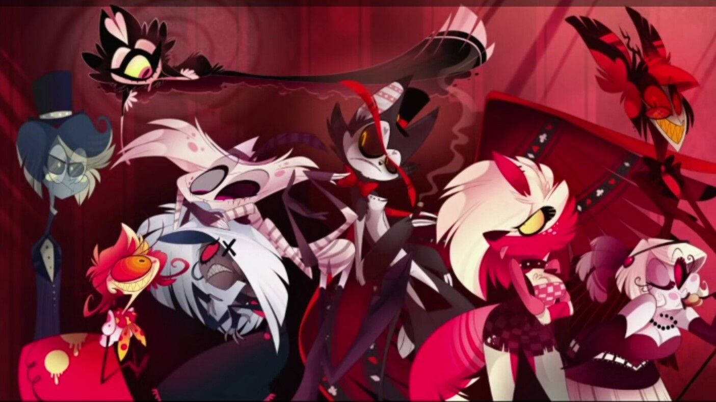 Hazbin Hotel Guests And Patients Wallpaper