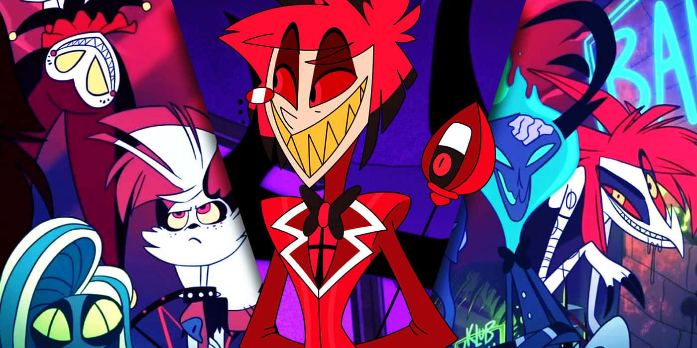 Hazbin_ Hotel_ Main_ Characters_ Group_ Shot Wallpaper