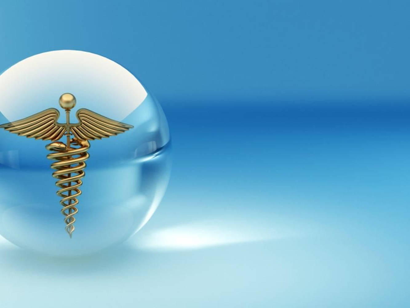 Healthcare Symbol Blue Wallpaper