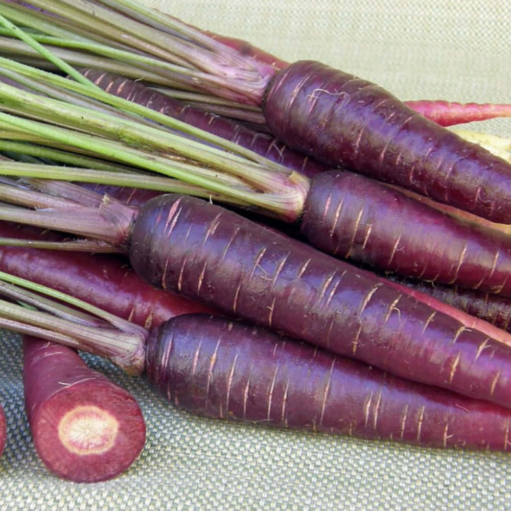 Healthy, Vibrant, Purple Carrots!