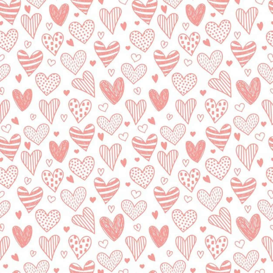 Heart Doodle Art Wallpaper