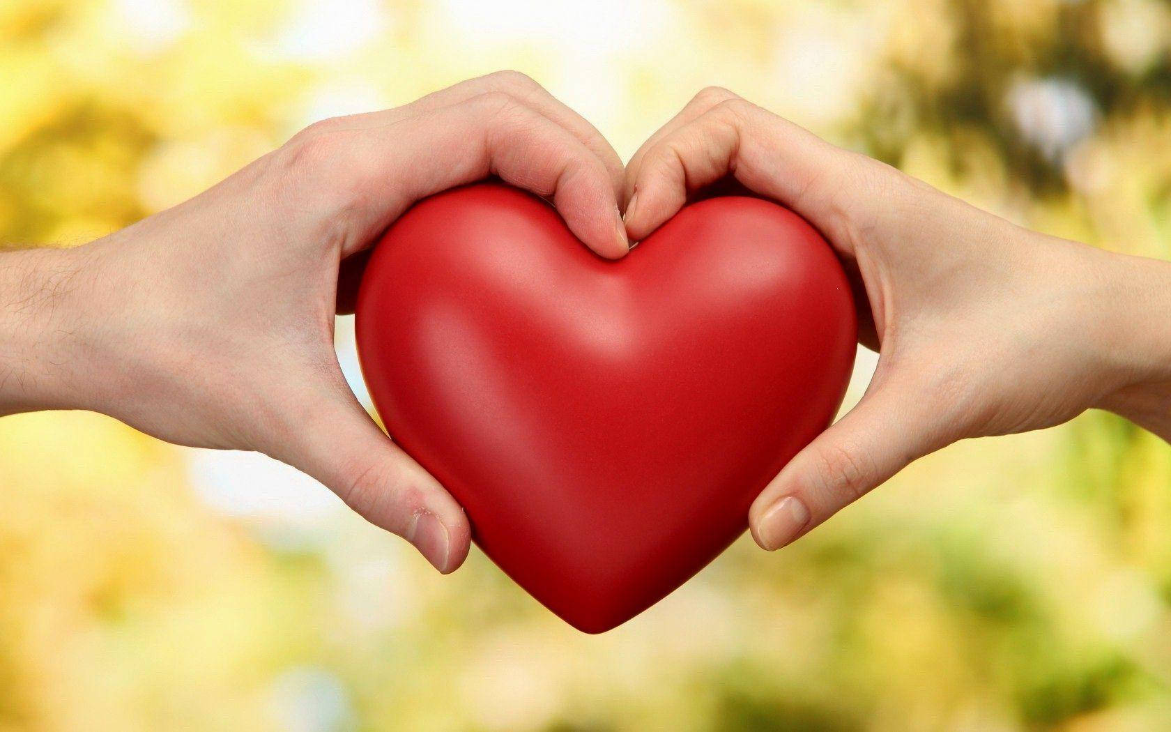 Heart Hands Love Full Hd Wallpaper