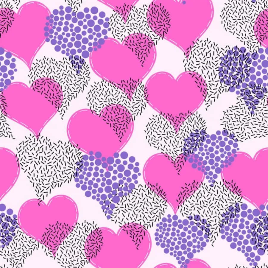 Heart Pattern Wallpaper Wallpaper