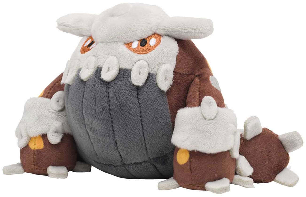 Heatran Plush Toy White Background Wallpaper