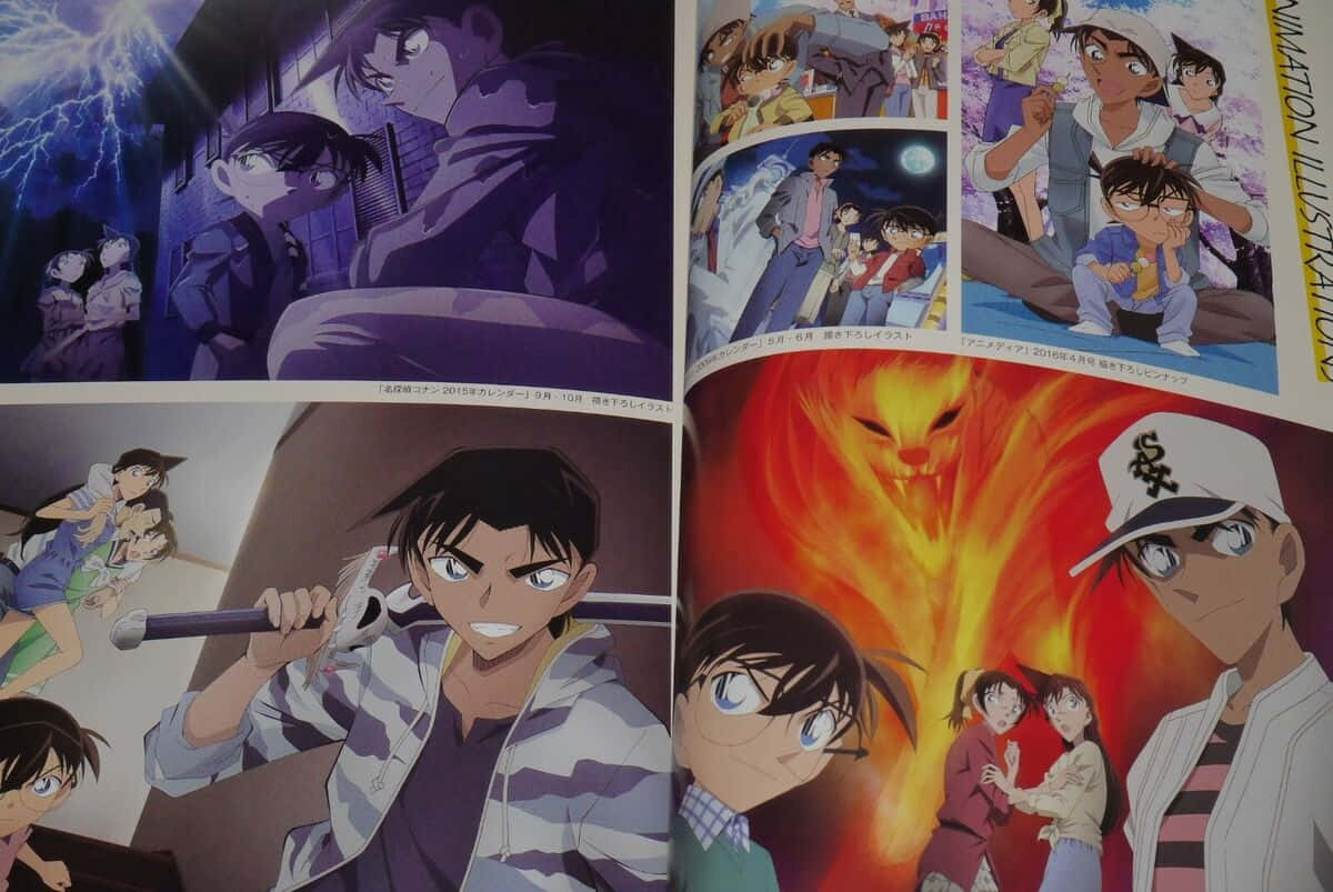 Heiji Hattori Detective Conan Collage Wallpaper