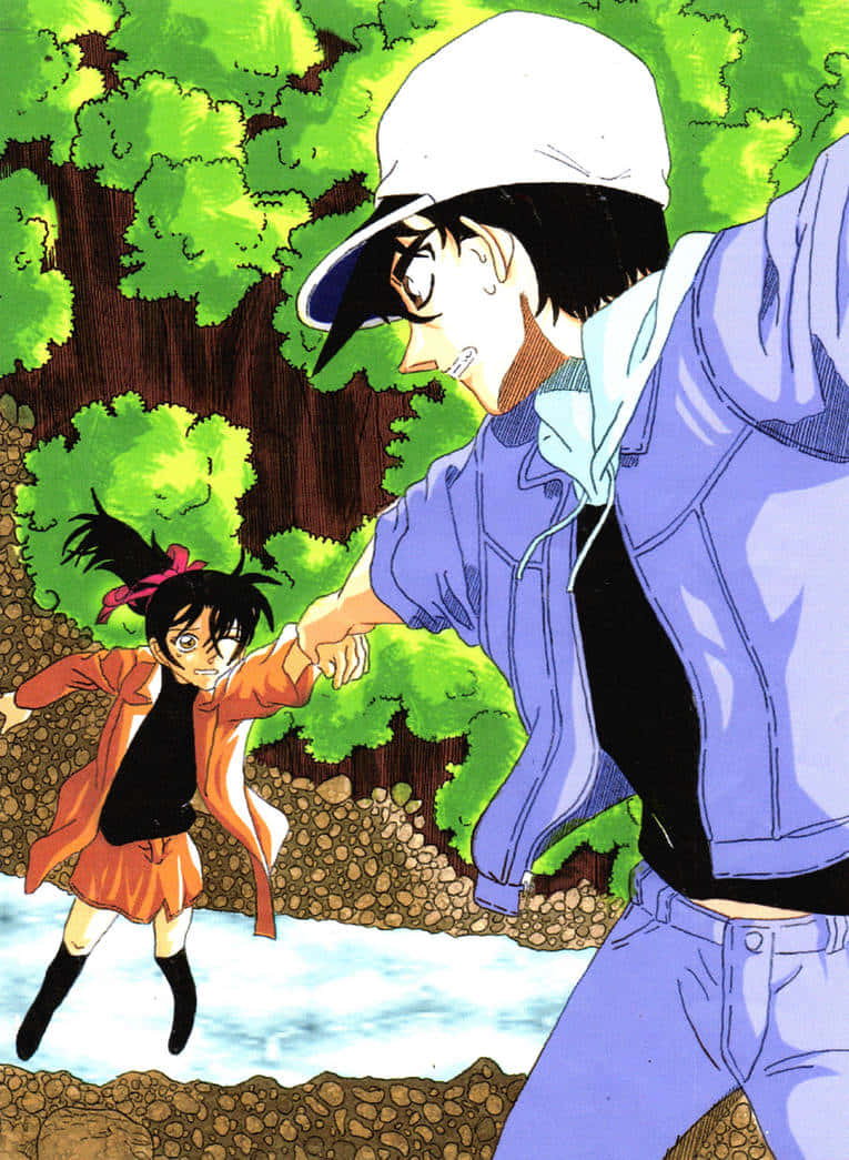 Heiji Hattori Helping Hand Wallpaper