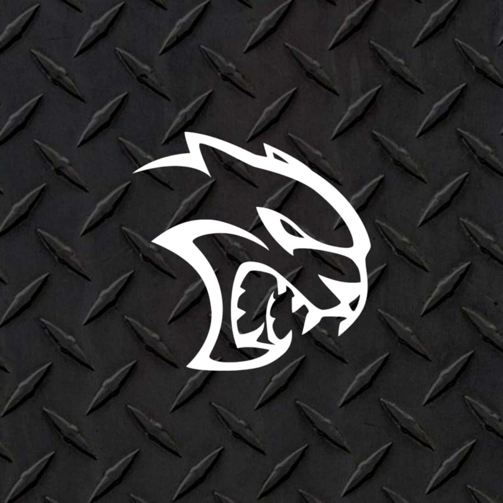 Hellcat Redeye Logoon Diamond Plate Wallpaper