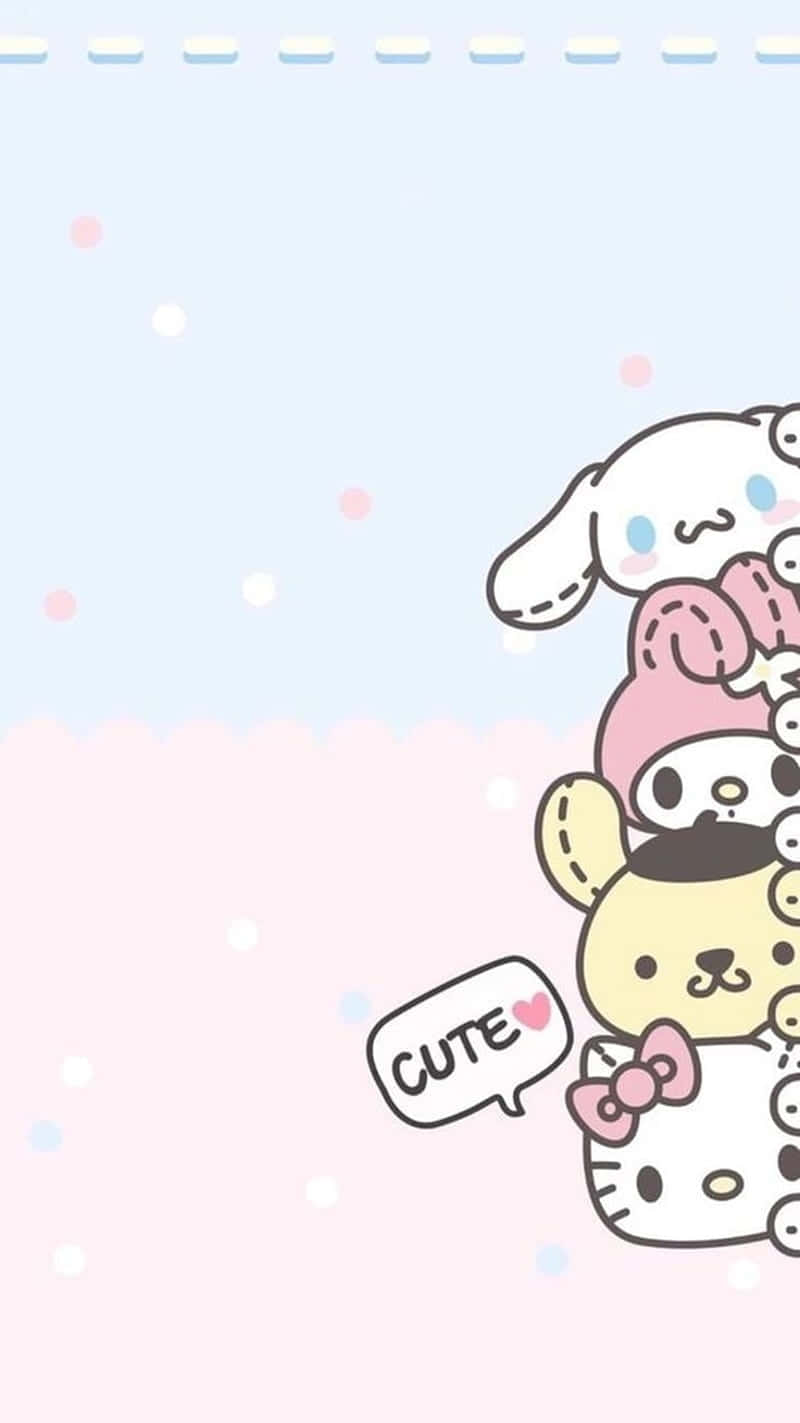 Hello Kitty Friends Cute Aesthetic Wallpaper