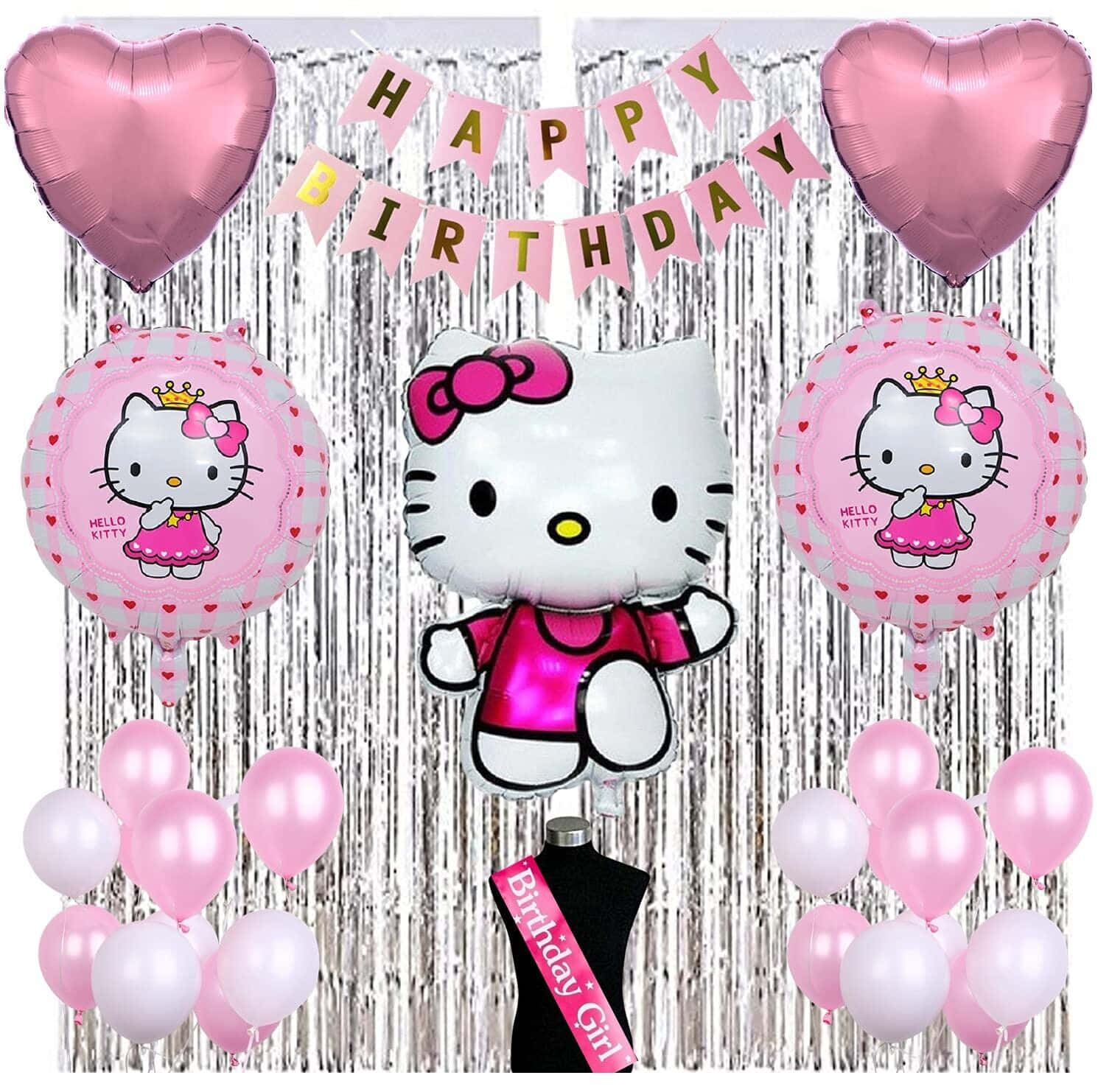 Hello Kitty Party Celebration Wallpaper