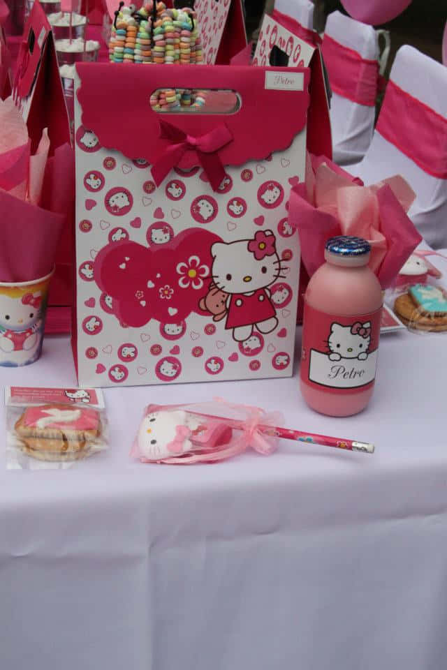 Hello Kitty Party Celebration Wallpaper