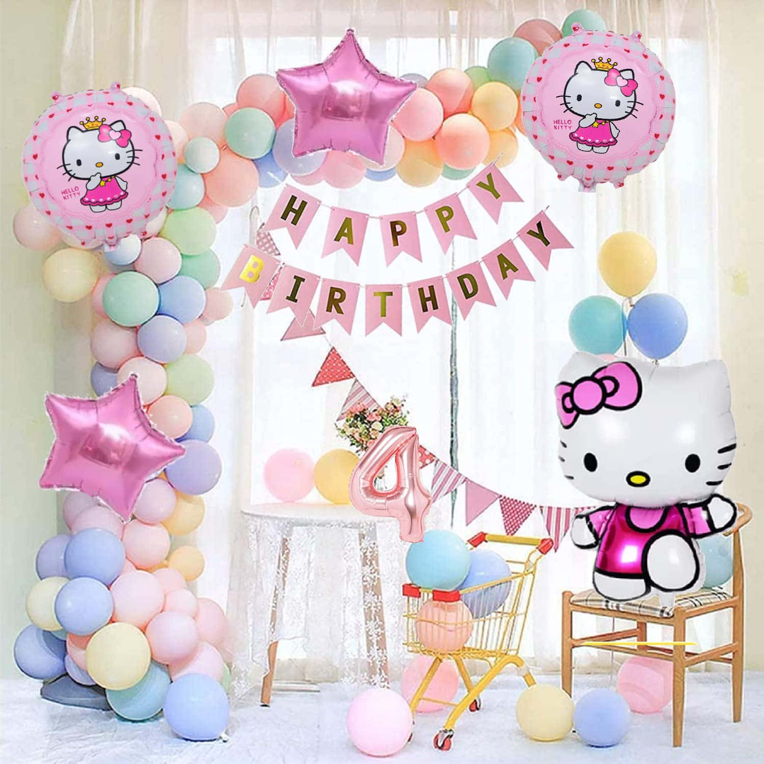 Hello Kitty Party Extravaganza Wallpaper