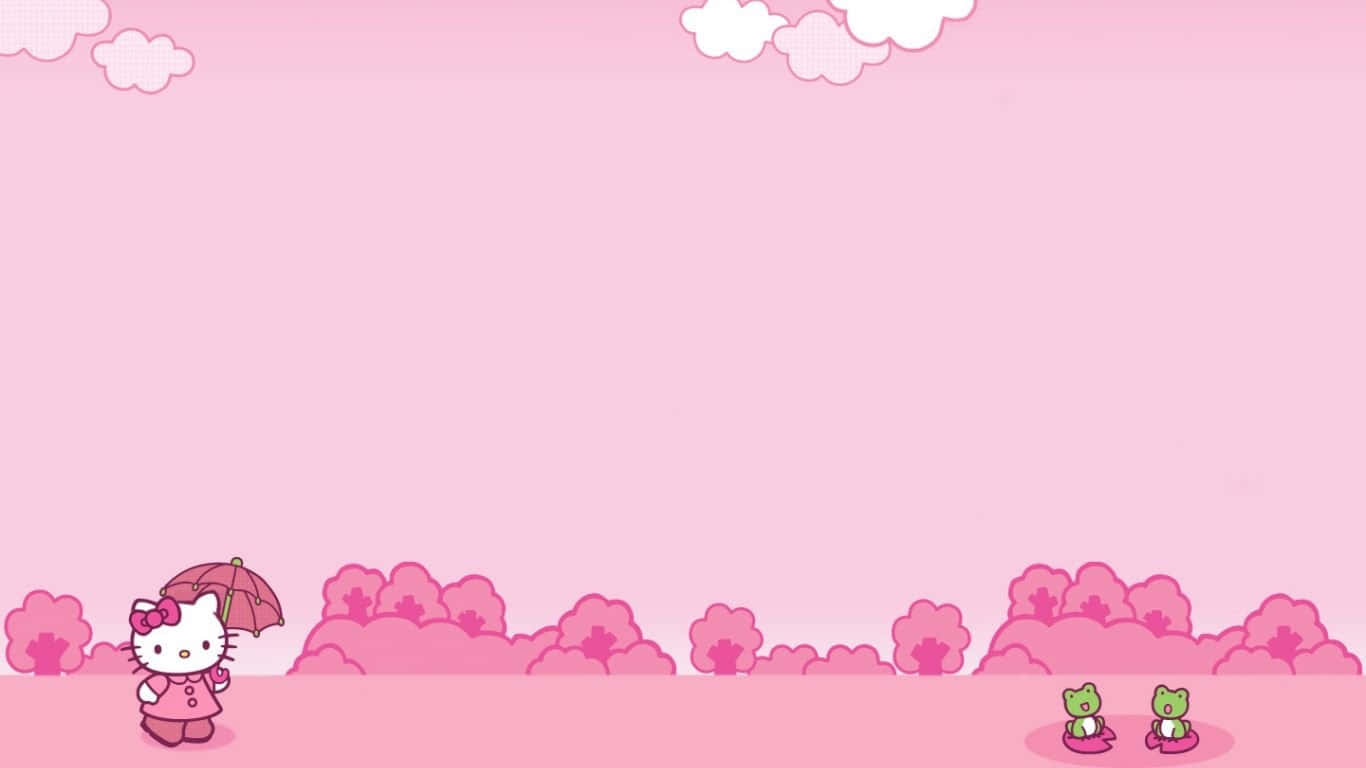 Hello Kitty Pink Aesthetic Wallpaper Wallpaper