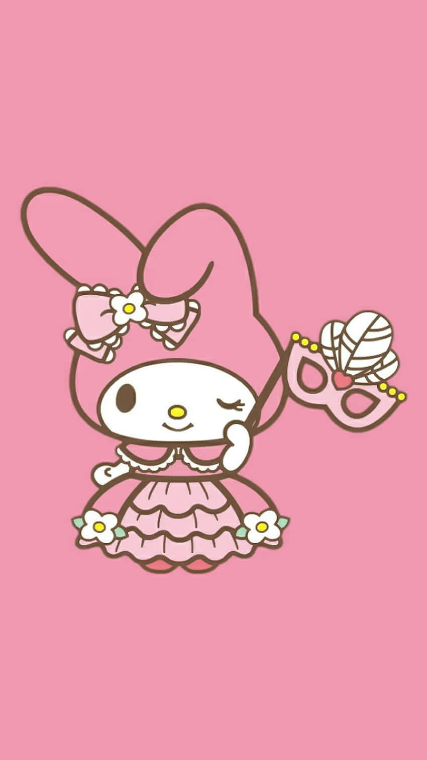 Hello Kitty Pink Aesthetic Wallpaper Wallpaper