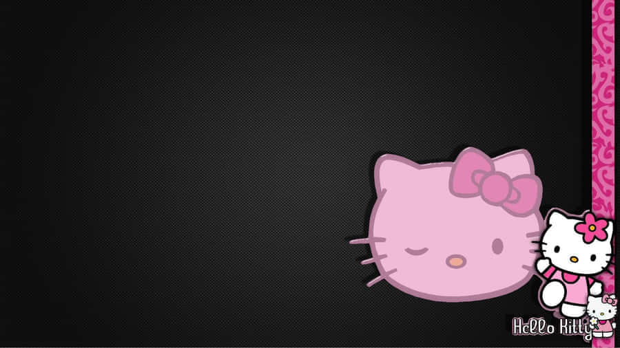 Hello Kitty Pink Bow Desktop Wallpaper Wallpaper