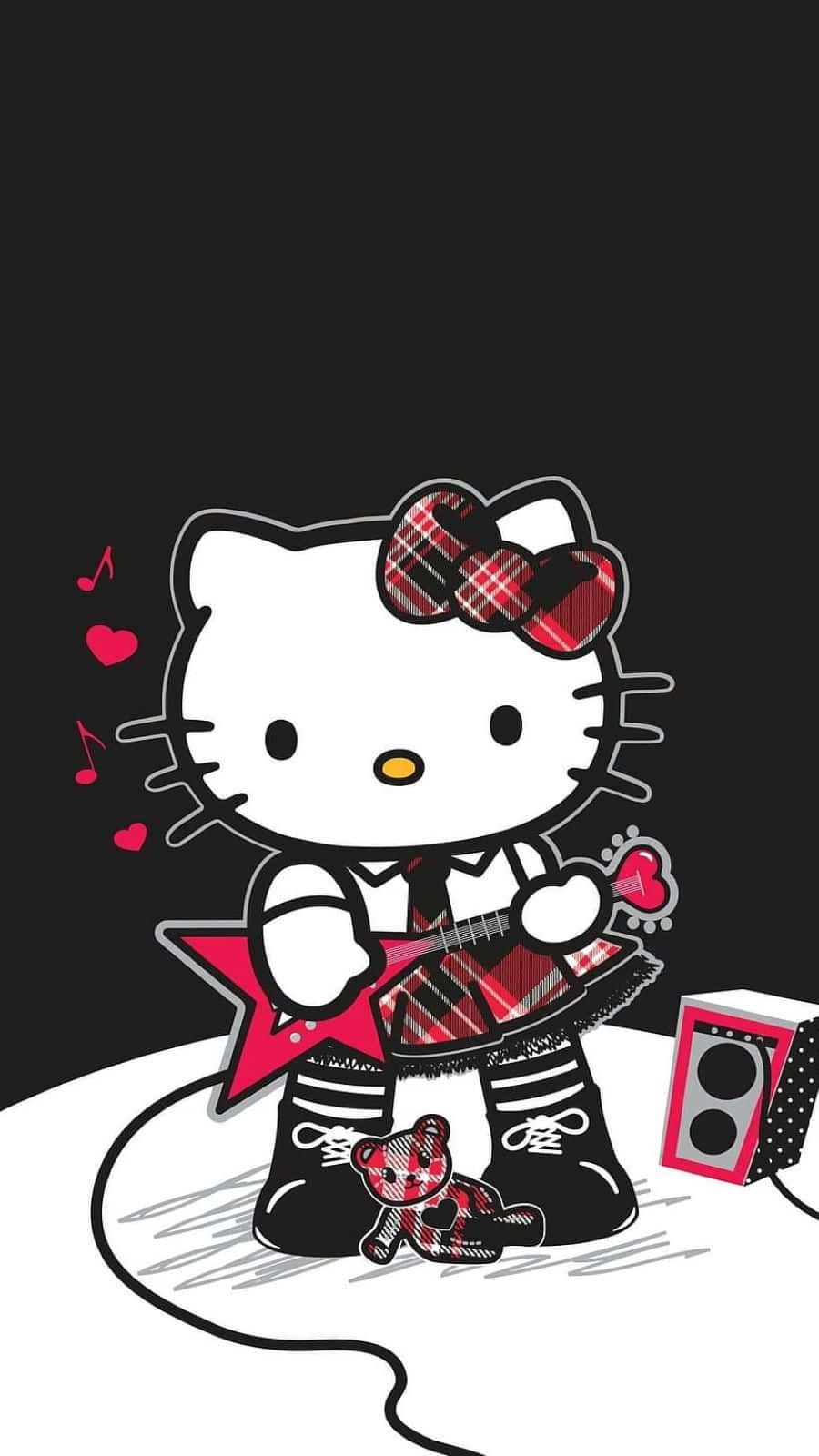 Hello Kitty Rockstar Image Wallpaper