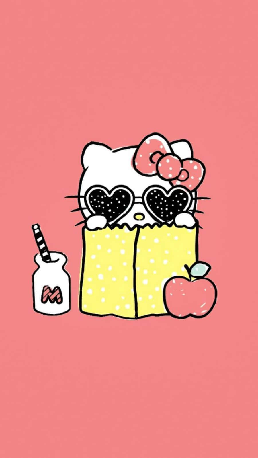 Hello Kitty Stylish Baddie Wallpaper