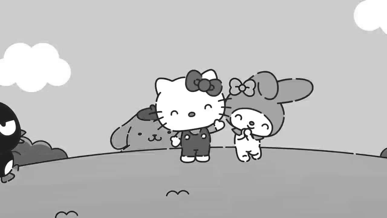 Hello Kittyand Friends Cartoon Wallpaper