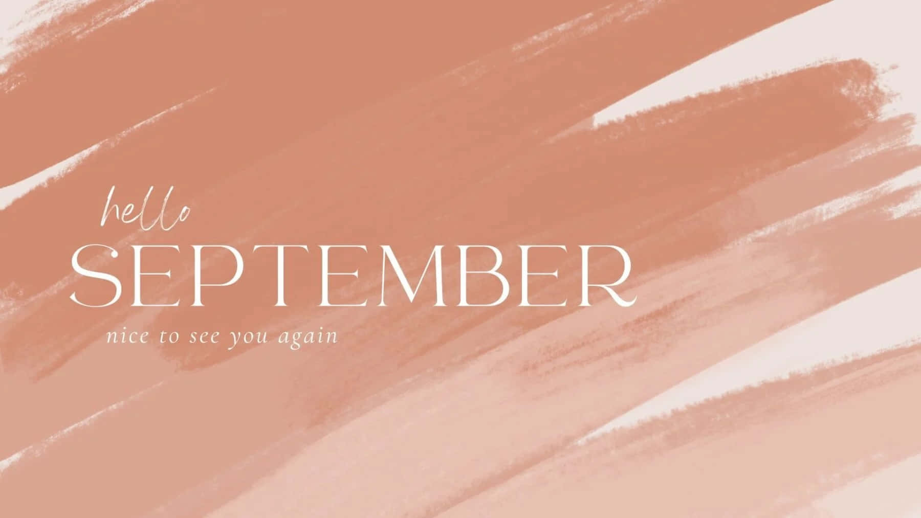 Hello September Desktop Background Wallpaper