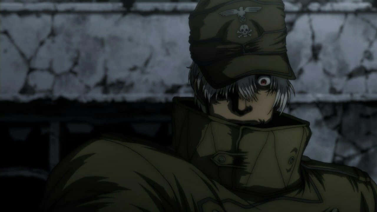 Hellsing The Captain Close Up Wallpaper