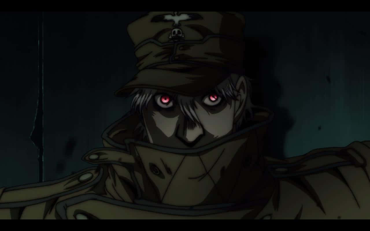 Hellsing The Captain Intense Gaze Wallpaper