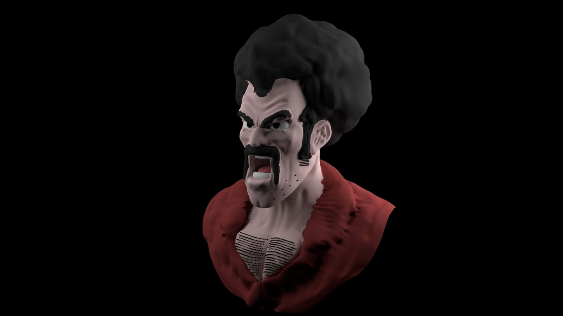 Hercule Satan Ready To Fight Wallpaper