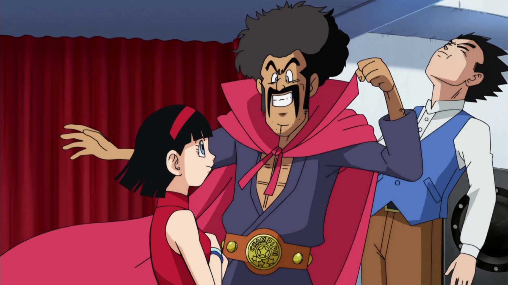 Hercule Satan Takes On A New Foe. Wallpaper