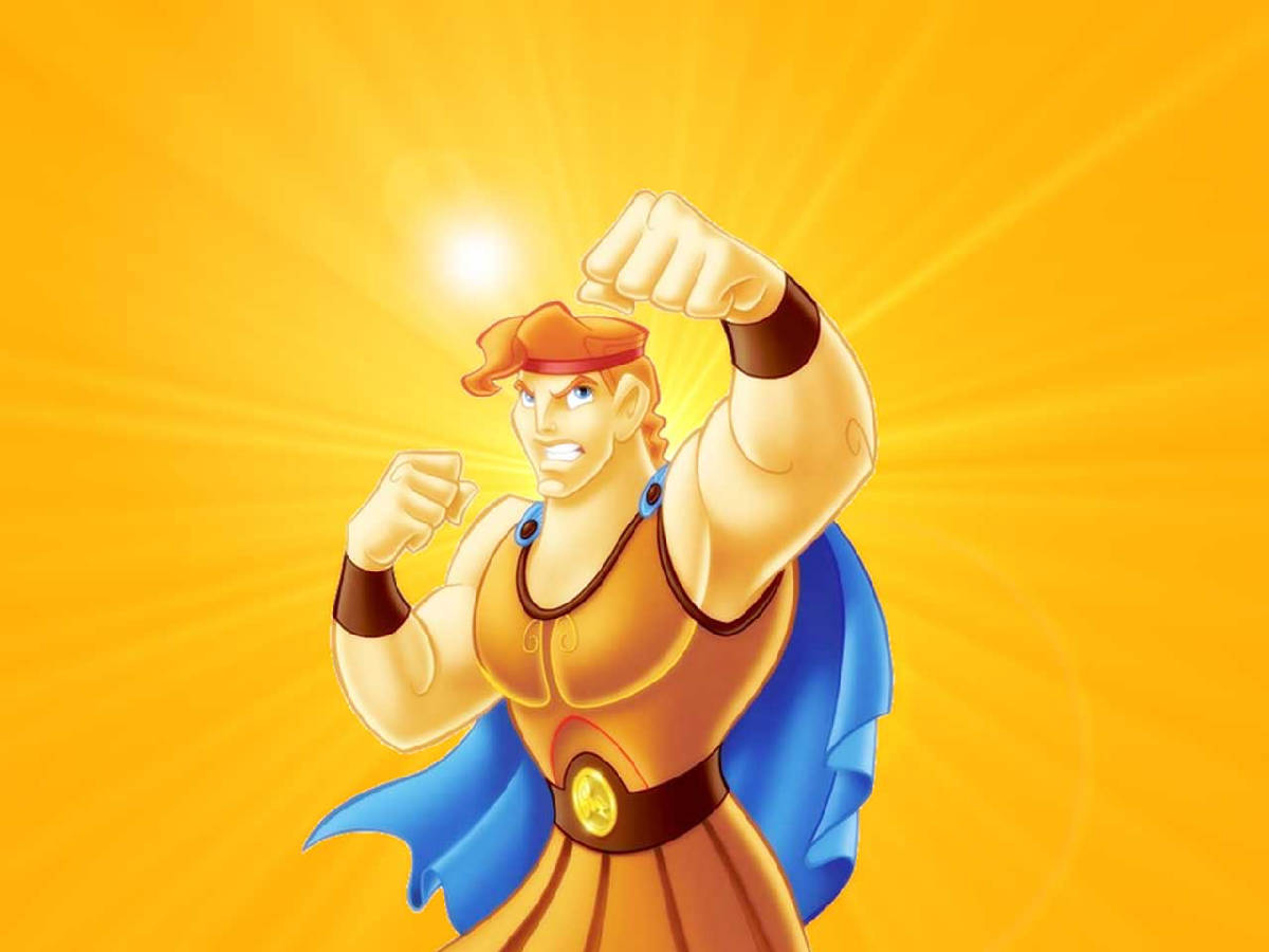 Hercules Fighting Pose Wallpaper