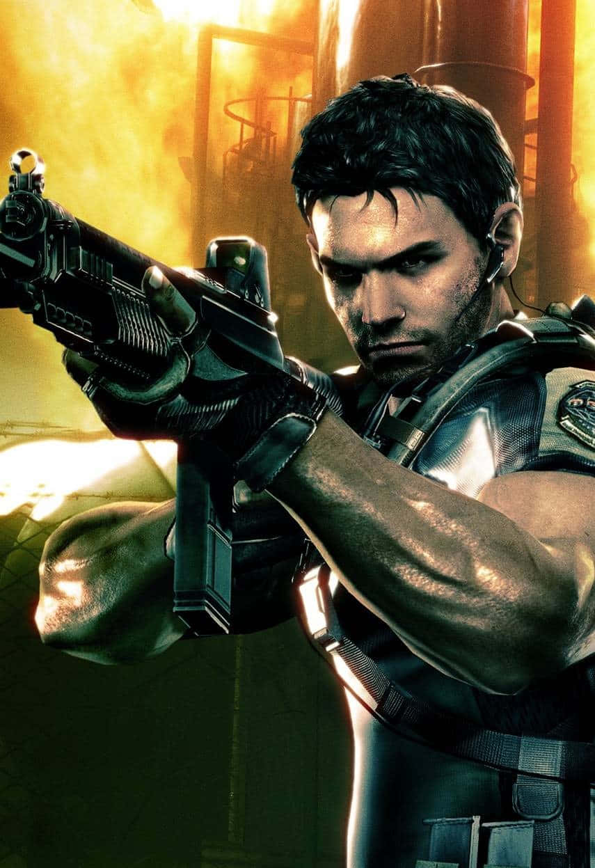 Heroic Duo: Chris Redfield And Sheva Alomar In Resident Evil 5 Wallpaper