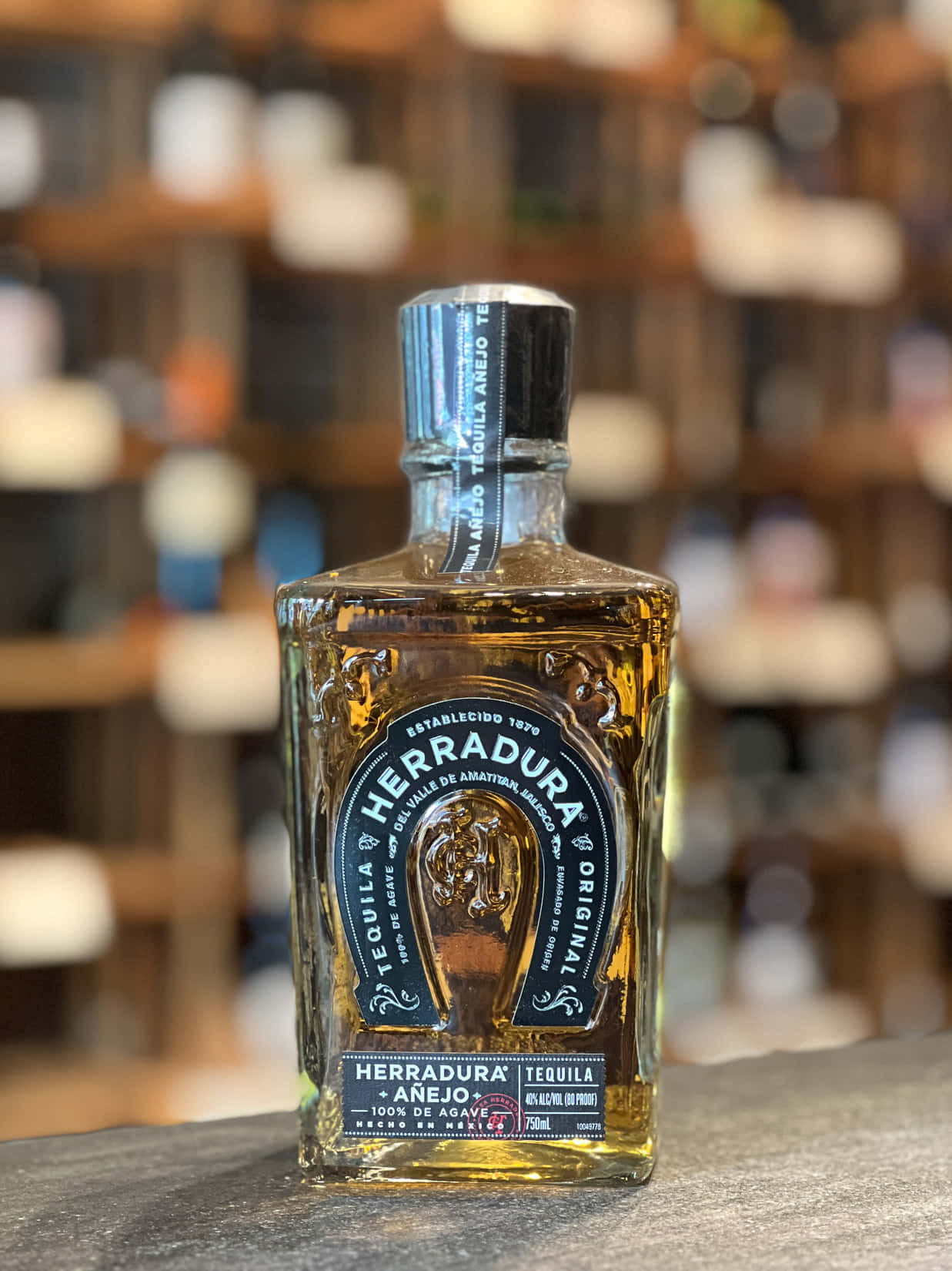 Herradura Anejo Tequila Bottle Wallpaper