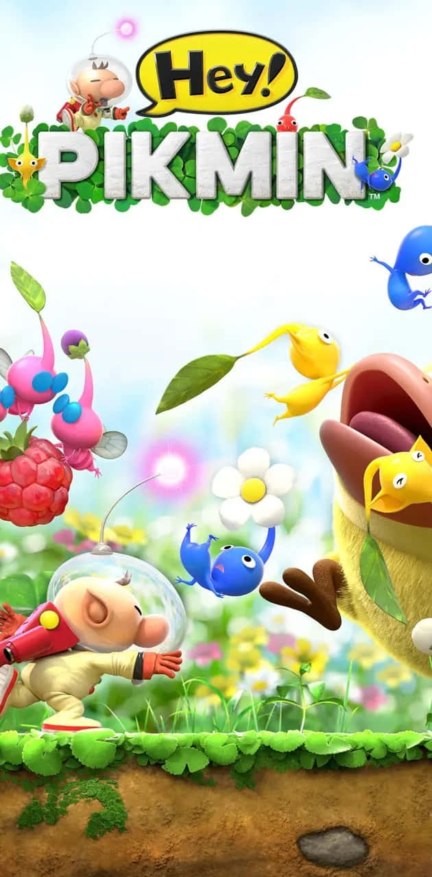 Hey Pikmin Adventure Game Artwork Wallpaper