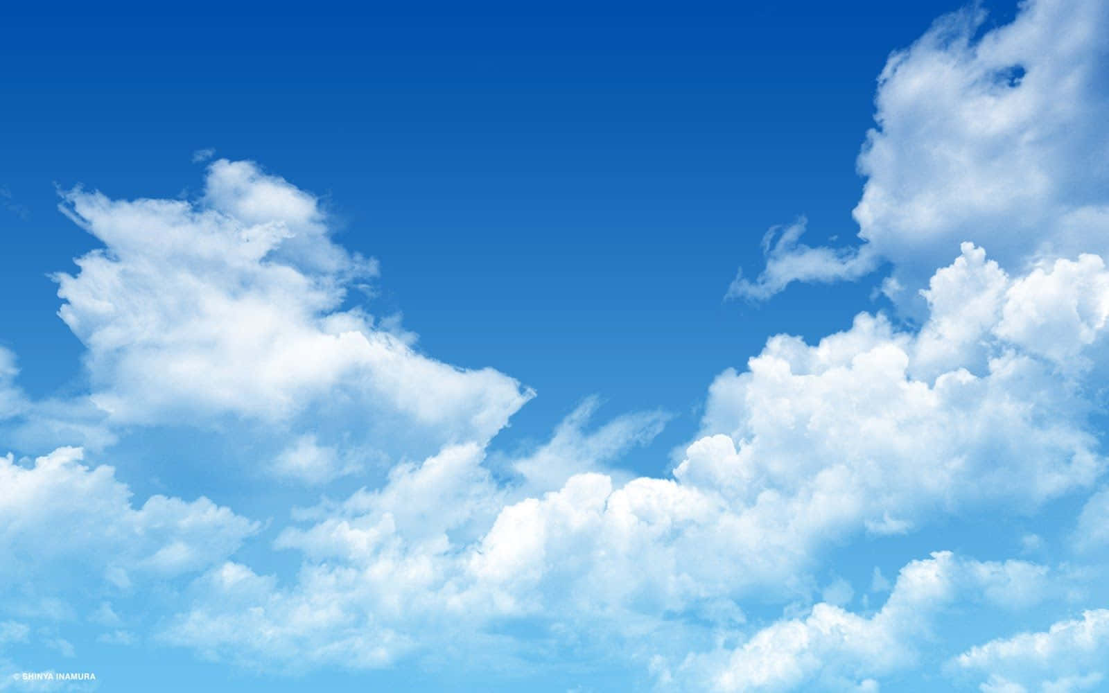 Hi Res Sky Fluffy Clouds Wallpaper