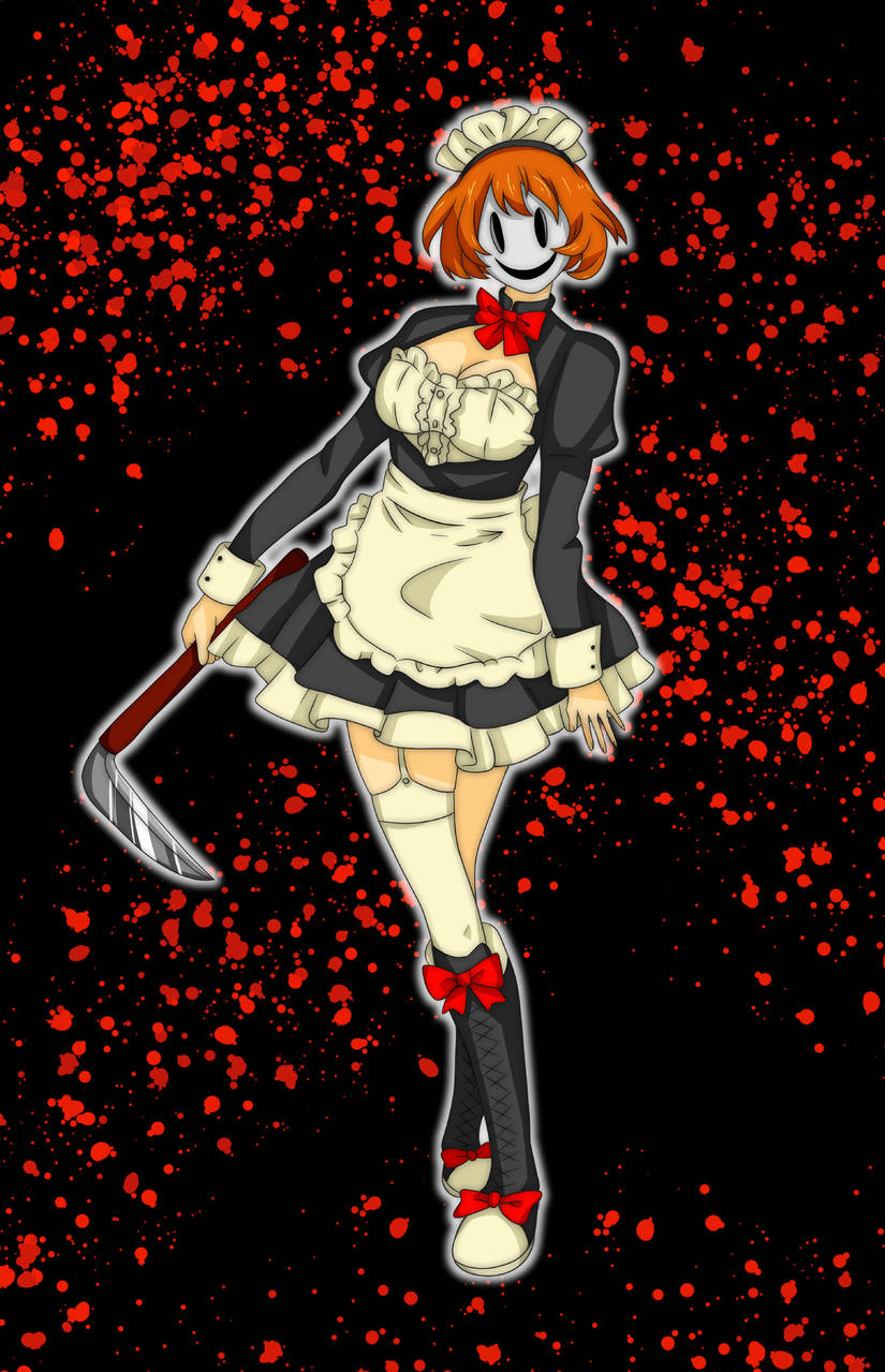 High-rise Invasion Maid Mask Wallpaper