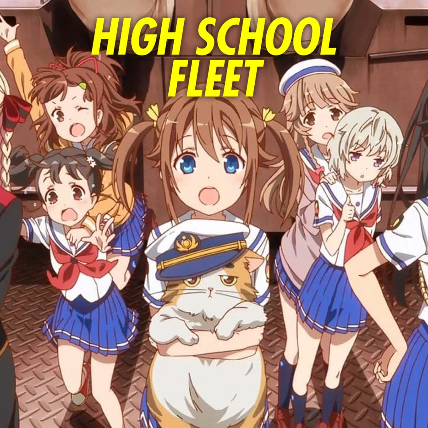 High School Fleet Anime Characters Wallpaper