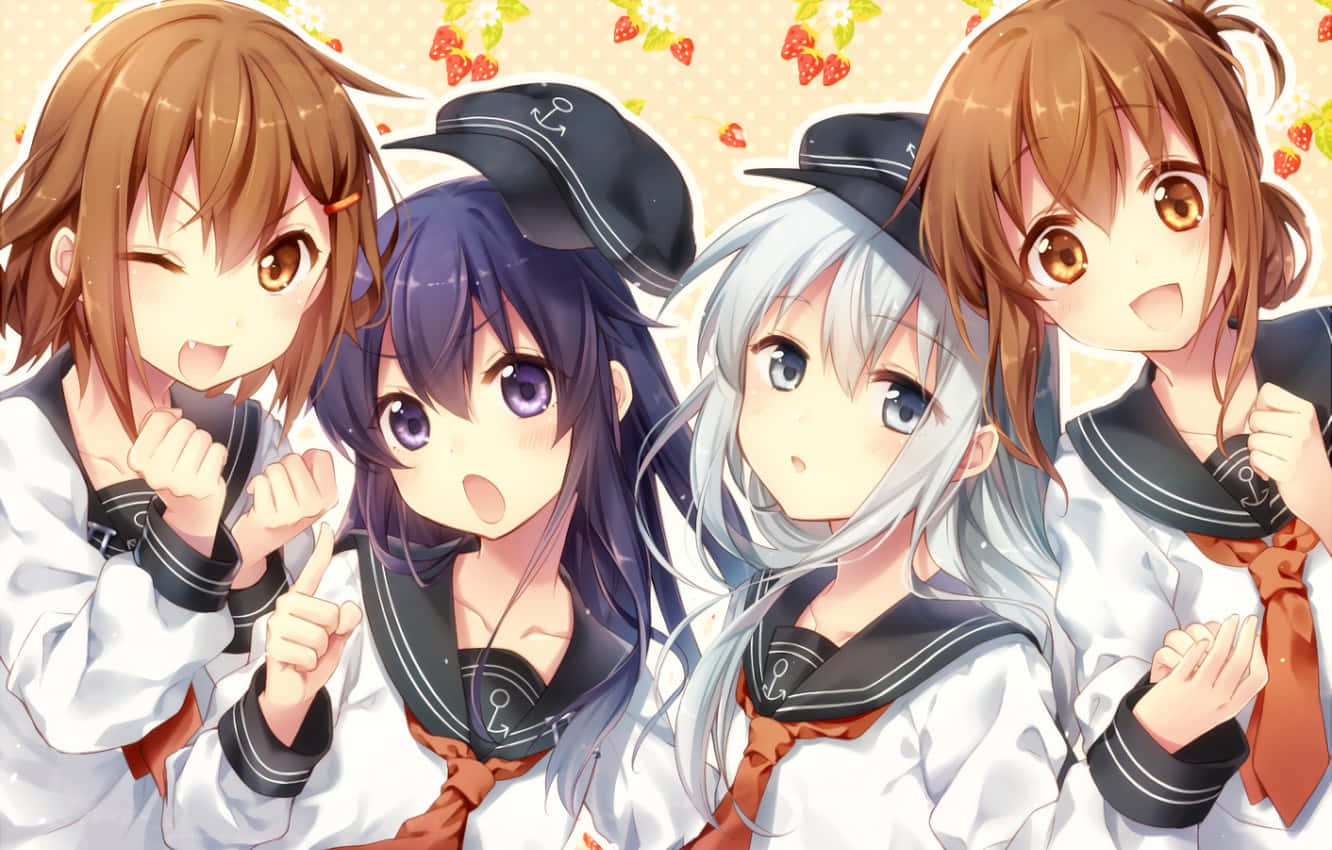 High School Fleet - Explore The Open Seas Wallpaper