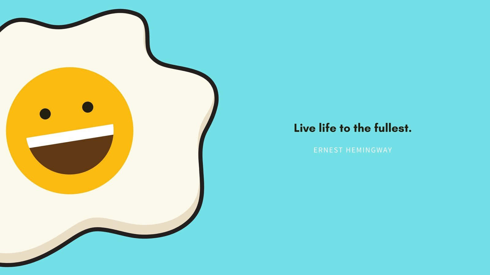 Hilarious Sunny-side-up Egg Wallpaper