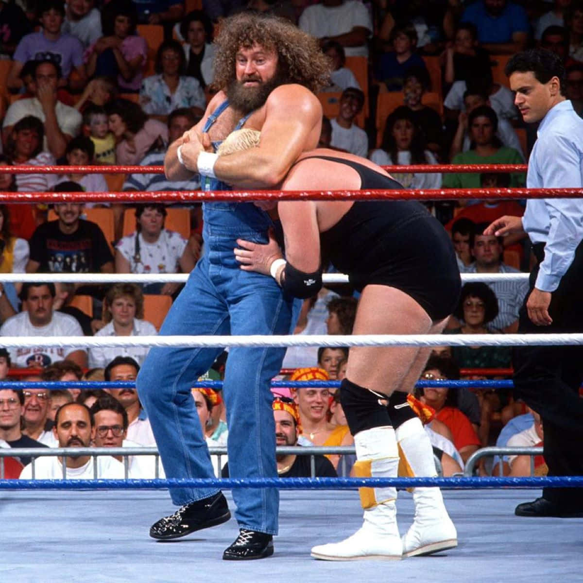 Hillbilly Jim Wrestling Match Wallpaper