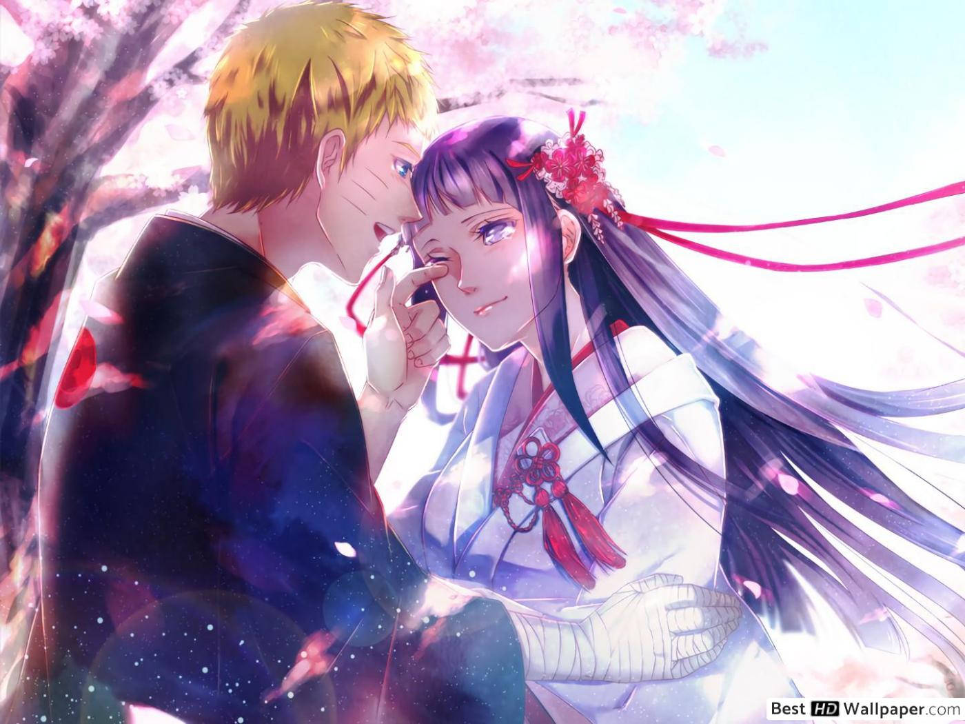 Hinata Hyuga And Naruto Uzumaki Wedding Wallpaper